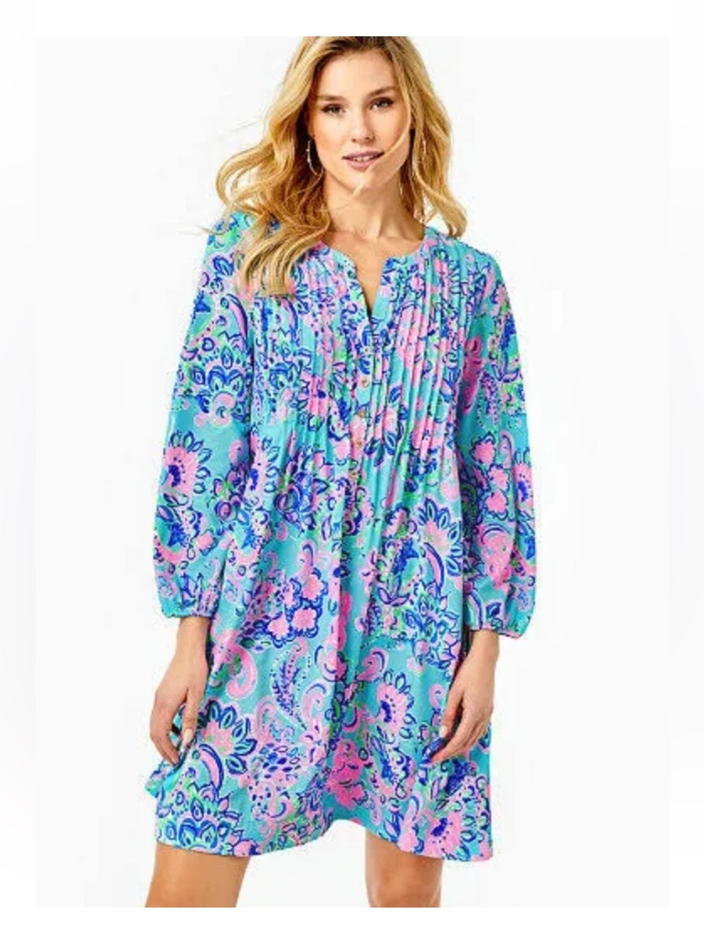 Lilly Pulitzer Seana UPF 50+ Chillylilly M Jungle Sunrise - Picture 2 of 9